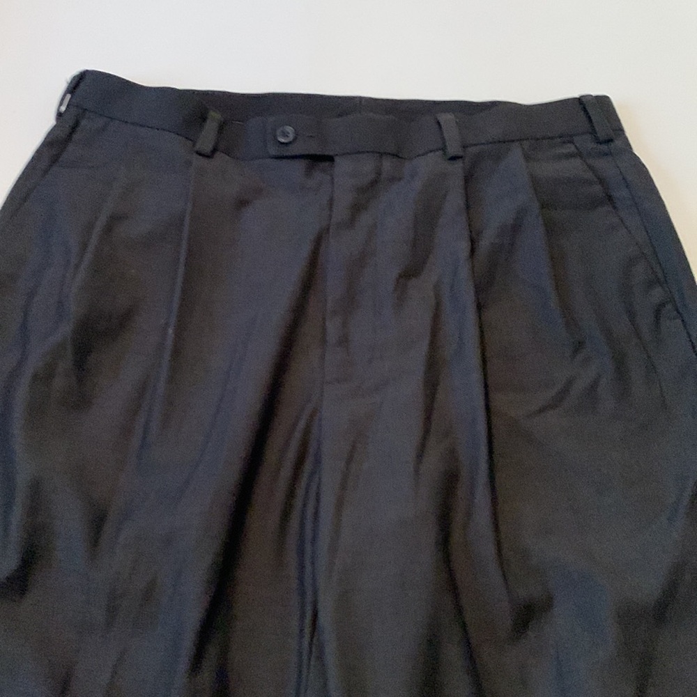 John Henry Men’s Dress Pants Charcoal Cuffed Leg Size 36-32 - Picture 9 of 13